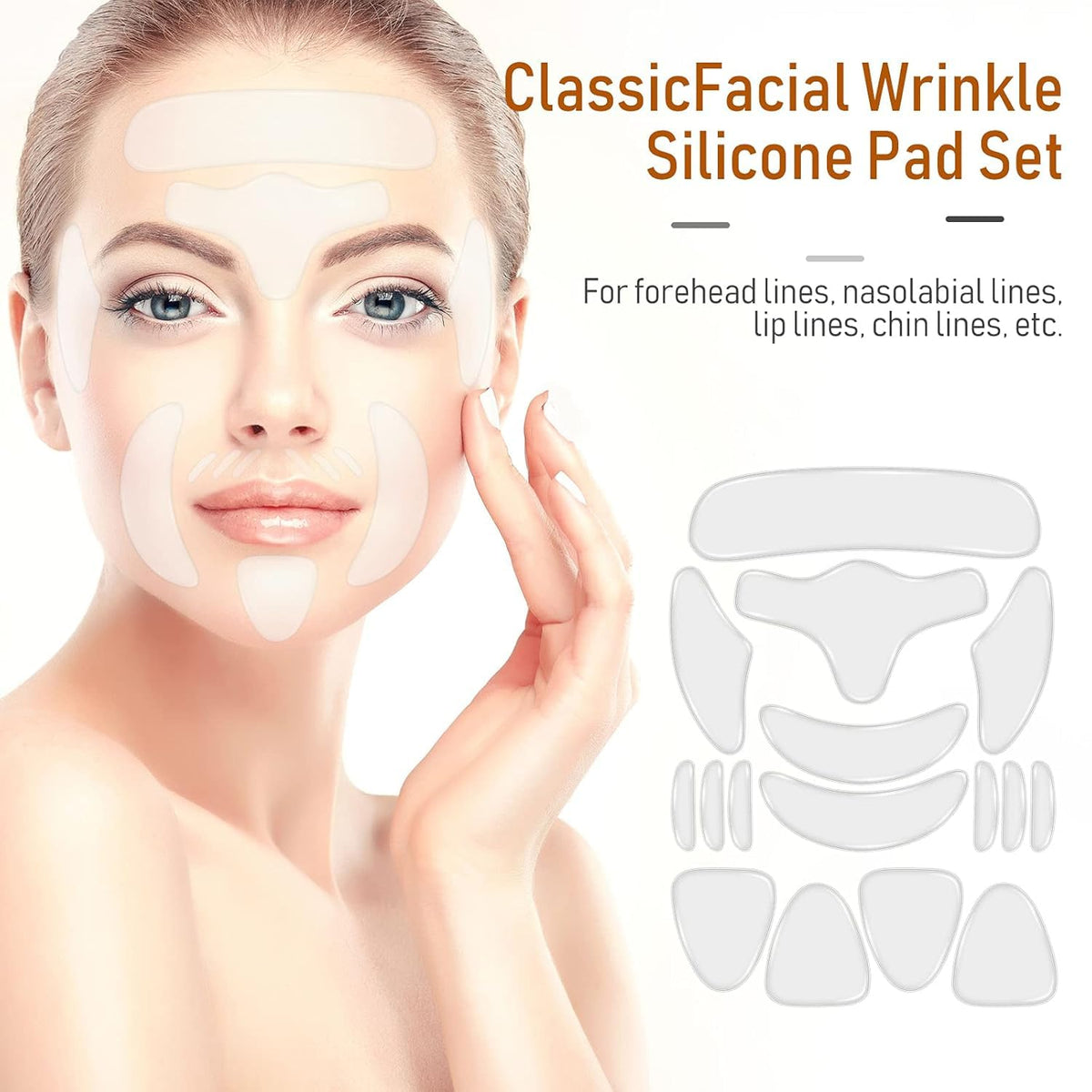 Maitys facial mask in use overnight helping serums stay in place