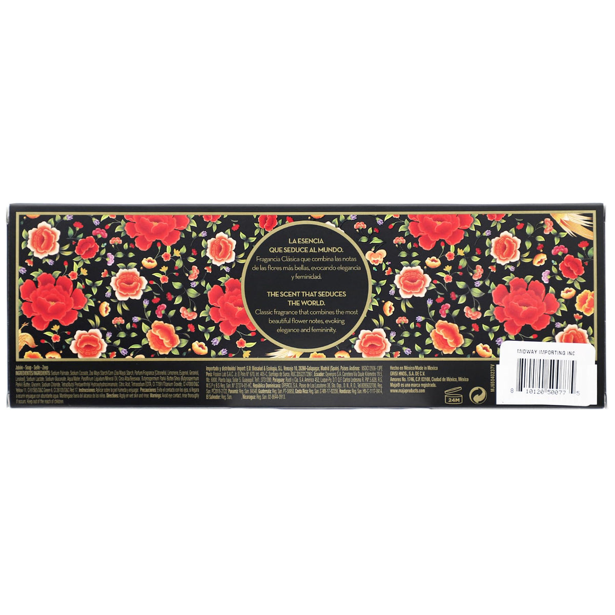 Maja bars on a draining soap dish preserving fragrance and prolonging life