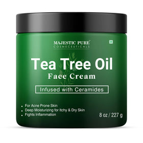 Majestic Pure cream texture close-up highlighting smooth, hydrating consistency