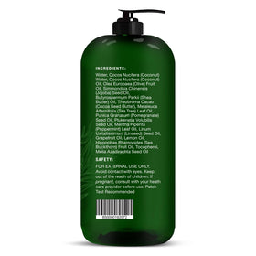 Majestic Pure with tea tree leaves and shea butter ingredients