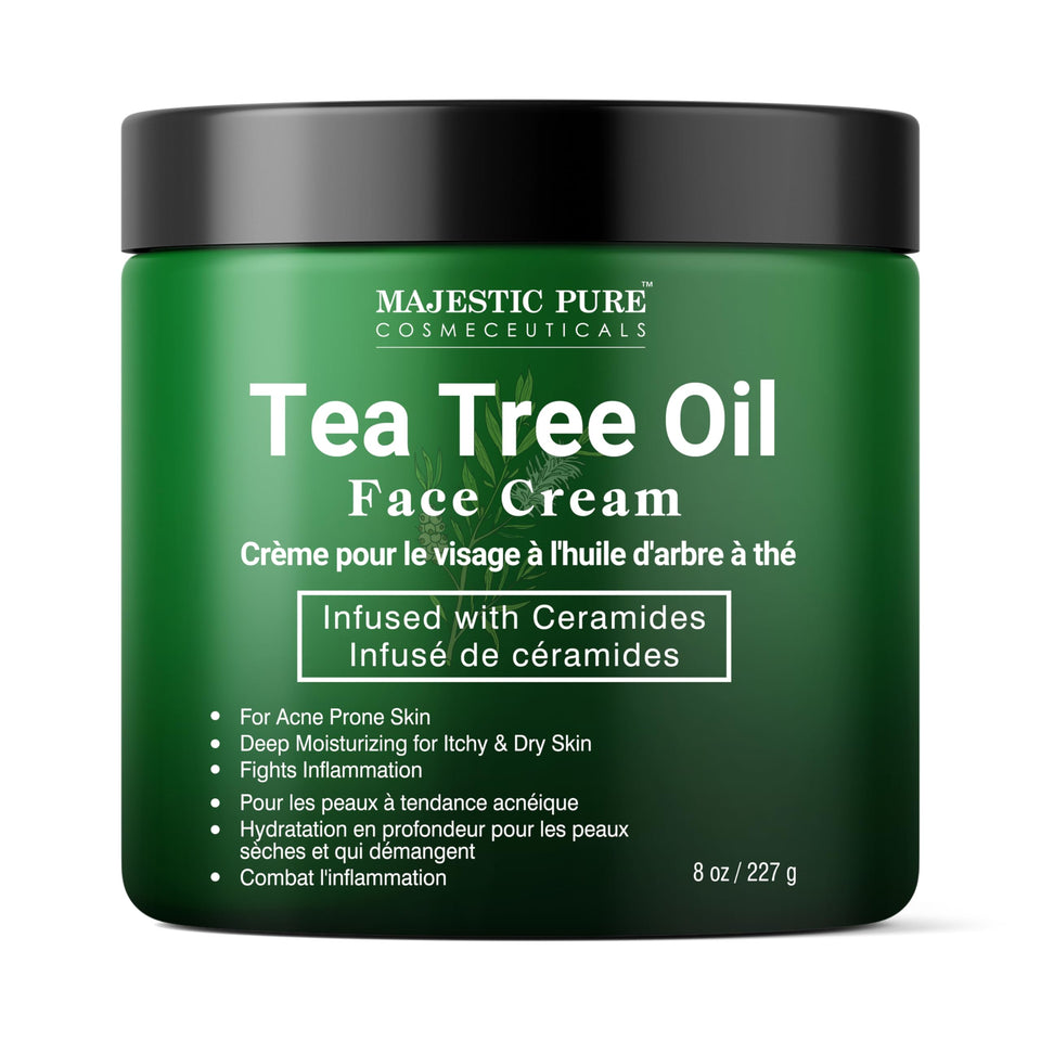 Majestic Pure jar front view showing label and 8 oz size for clear product identification