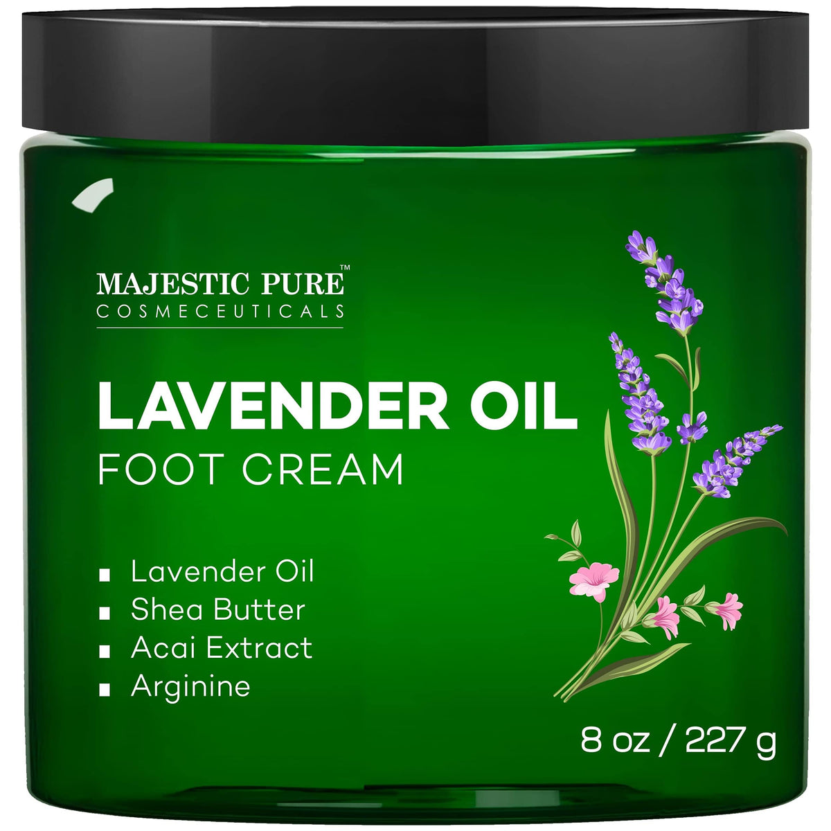 Majestic Pure tube detail focusing on product dispensing and thick cream
