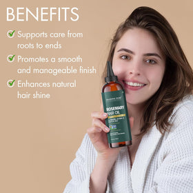 Majestic Pure oil on hand ready to apply for controlled, mess-free use