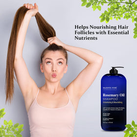 Majestic Pure shampoo lather close-up showing smooth texture and conditioning
