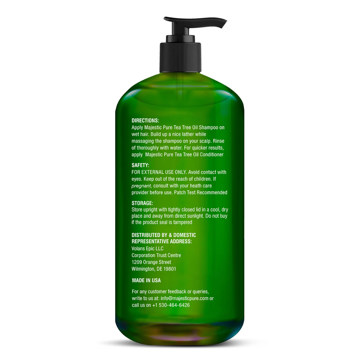 Majestic Pure being applied to wet hair demonstrating cleansing action and scalp refreshment