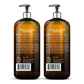 Majestic Pure bottle in hand to show 16 fl oz scale and convenience