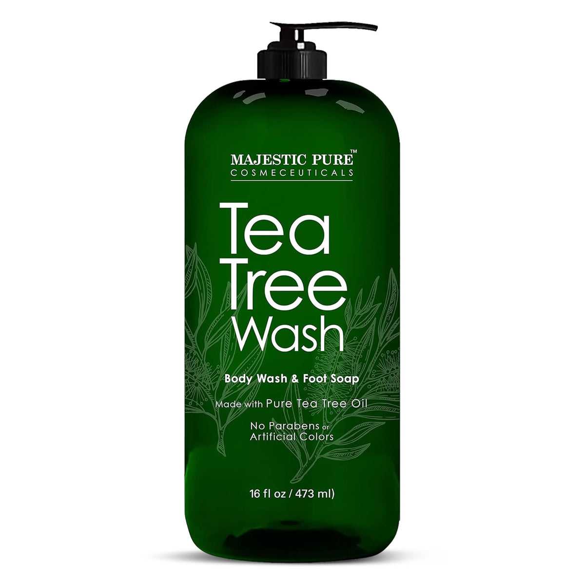 Majestic Pure front bottle view showing label and benefits