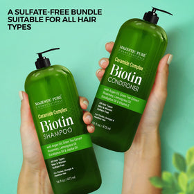 Majestic Pure conditioner cream texture showing thick moisturizing formula for detangling
