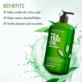 Majestic Pure shampoo lather texture close-up showing gentle foam and moisturizing benefit