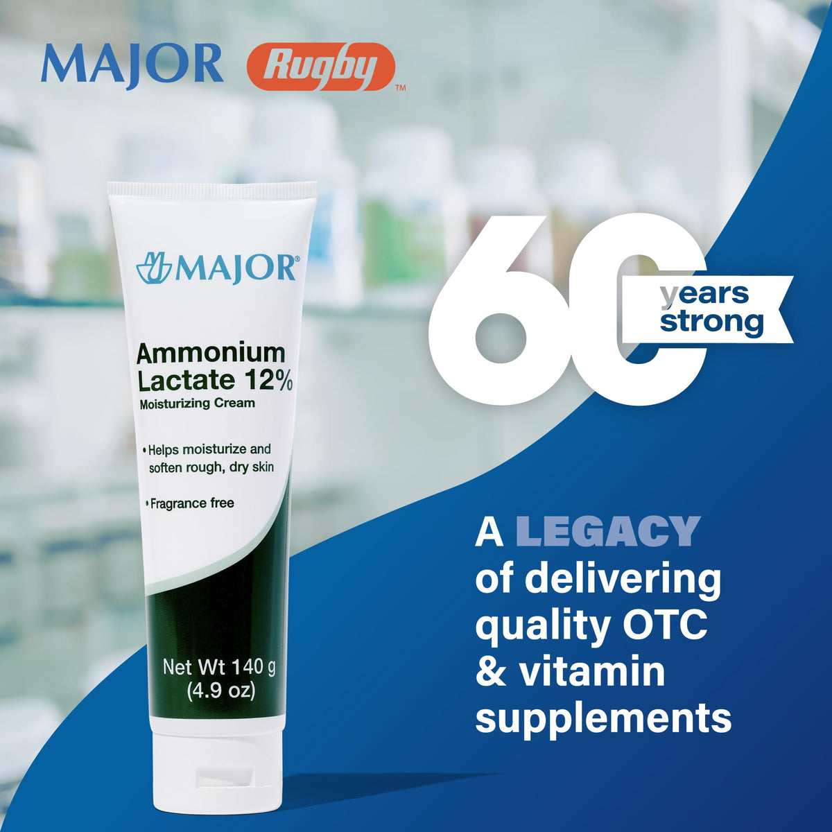 MAJOR tube on bathroom shelf suggesting daily skincare routine