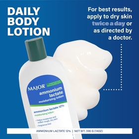 MAJOR ingredient label closeup showing 12% lactic acid formulation