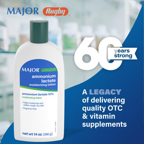 MAJOR lotion texture close-up demonstrating smooth, hydrating consistency