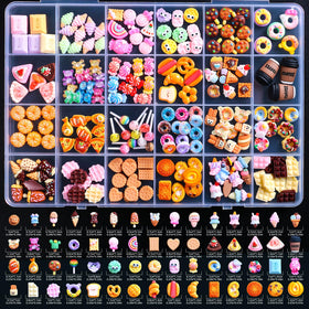 Major Dijit detailed view of ice cream and donut charms showing realism