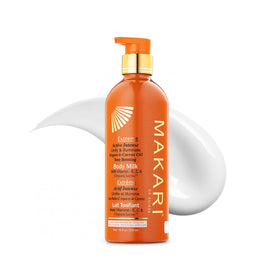 MAKARI front packaging showing bottle and product name with clear benefit