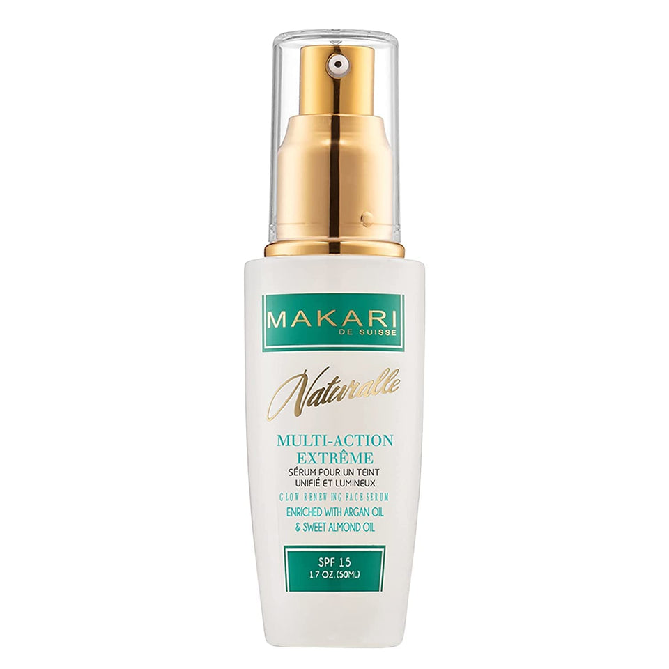 MAKARI front packaging showing jar and branding, highlights hydrating benefits