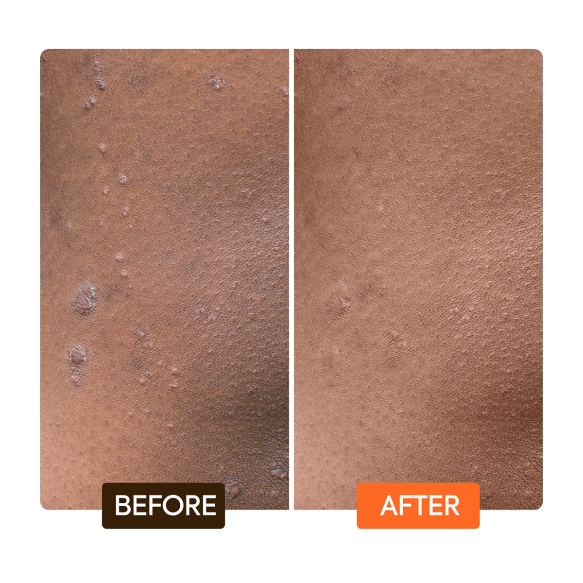 MAKARI satin-looking forearm after application showing hydrated glow benefit