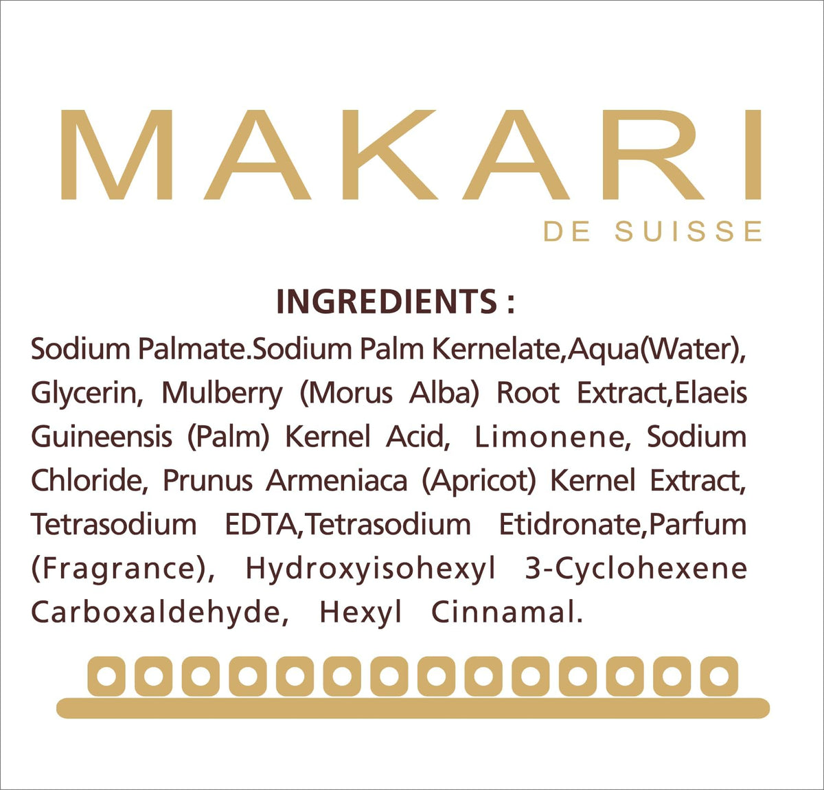MAKARI soap in shower scene demonstrating daily cleansing benefit
