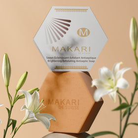MAKARI Vegeclairine botanical illustration showing plant-based brightening