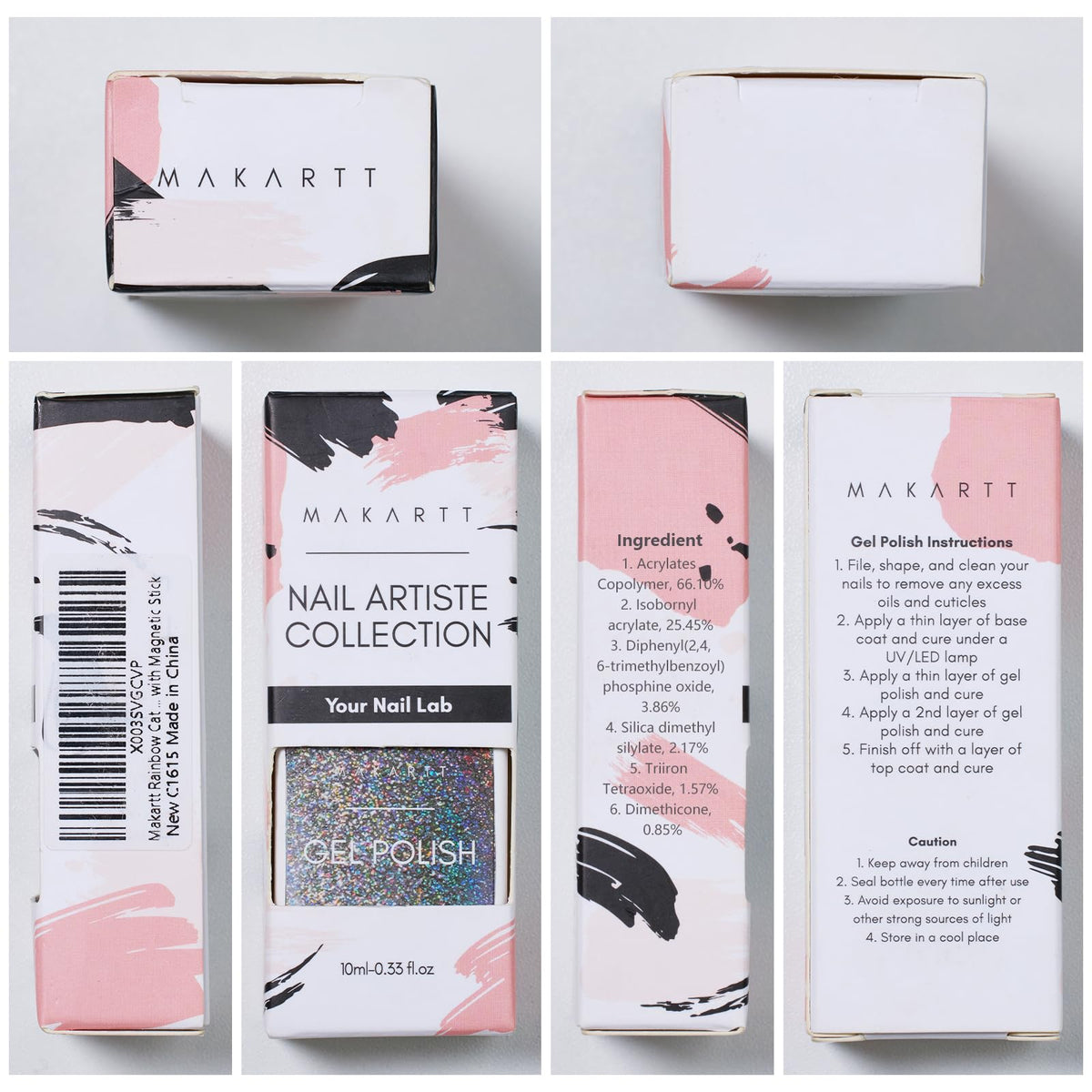 Makartt magnet stick held over nail during application, easy technique benefit