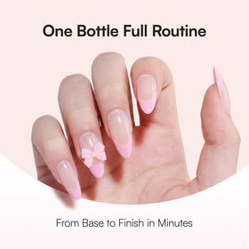 Makartt application on nail form demonstrating easy sculpting benefit