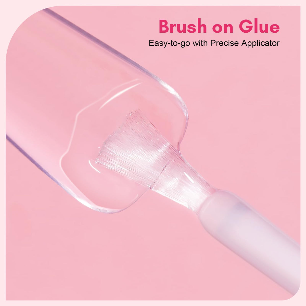 Makartt brush applicator close-up enabling precise glue placement