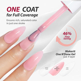 Makartt brush stroke close-up demonstrating smooth self-leveling application benefit