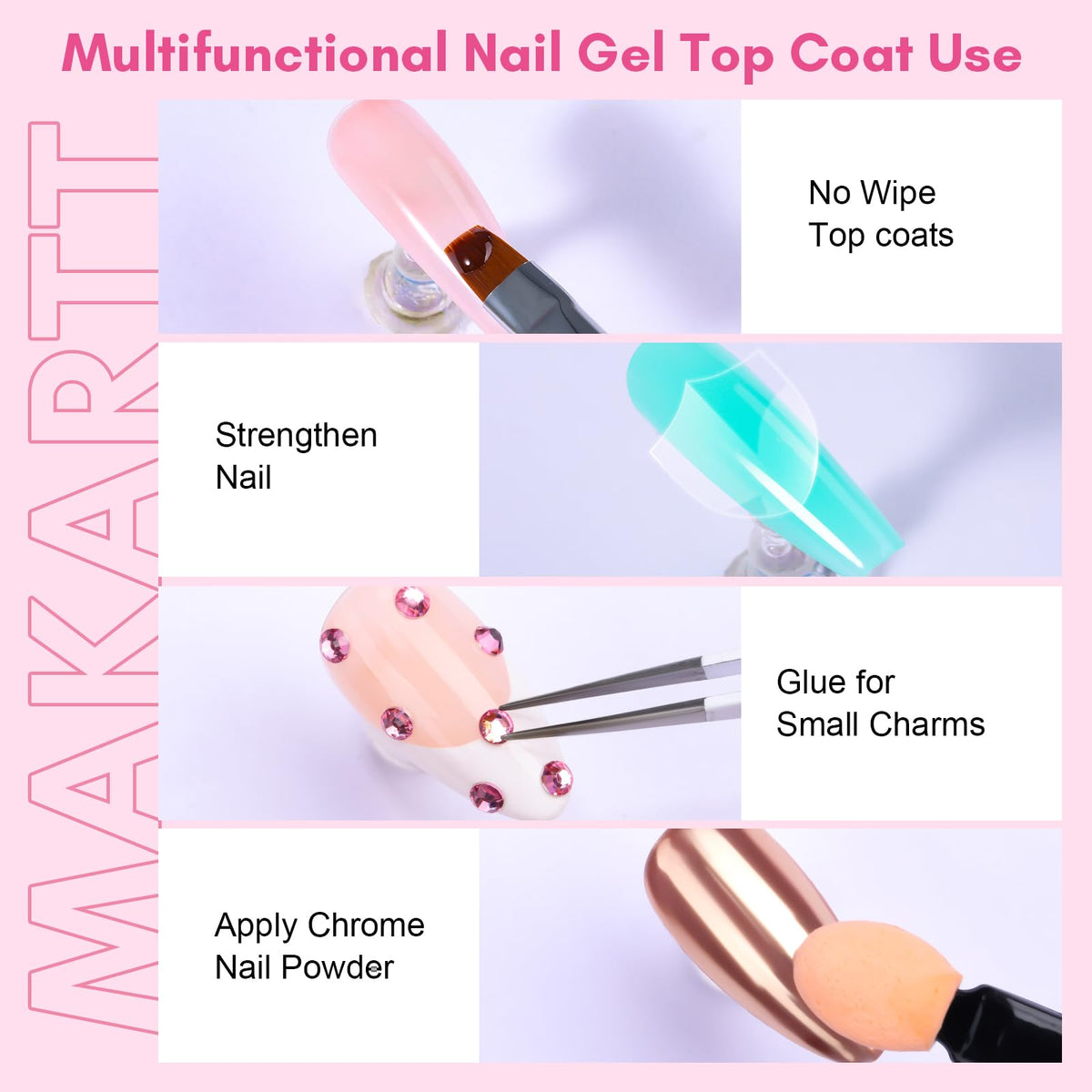 Makartt brush stroke texture showing smooth application and even coverage benefit