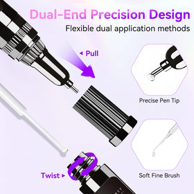 Makartt brush tip applying glue smoothly for faster coverage