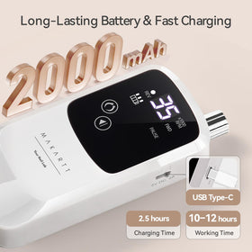 Makartt charging cable connected to drill showing fast-charge convenience