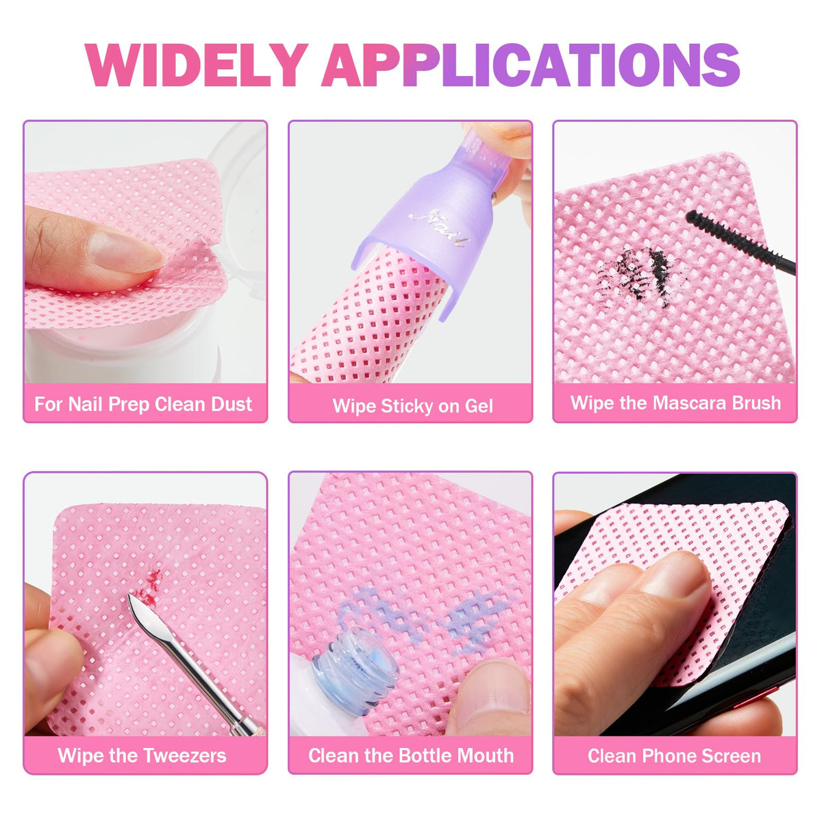 makartt wipe removing eyelash glue showing gentle precision cleaning benefit