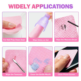 makartt wipe removing eyelash glue showing gentle precision cleaning benefit