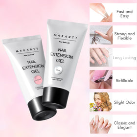 Makartt clear gel jar open showing thick texture and smooth spread for precise sculpting