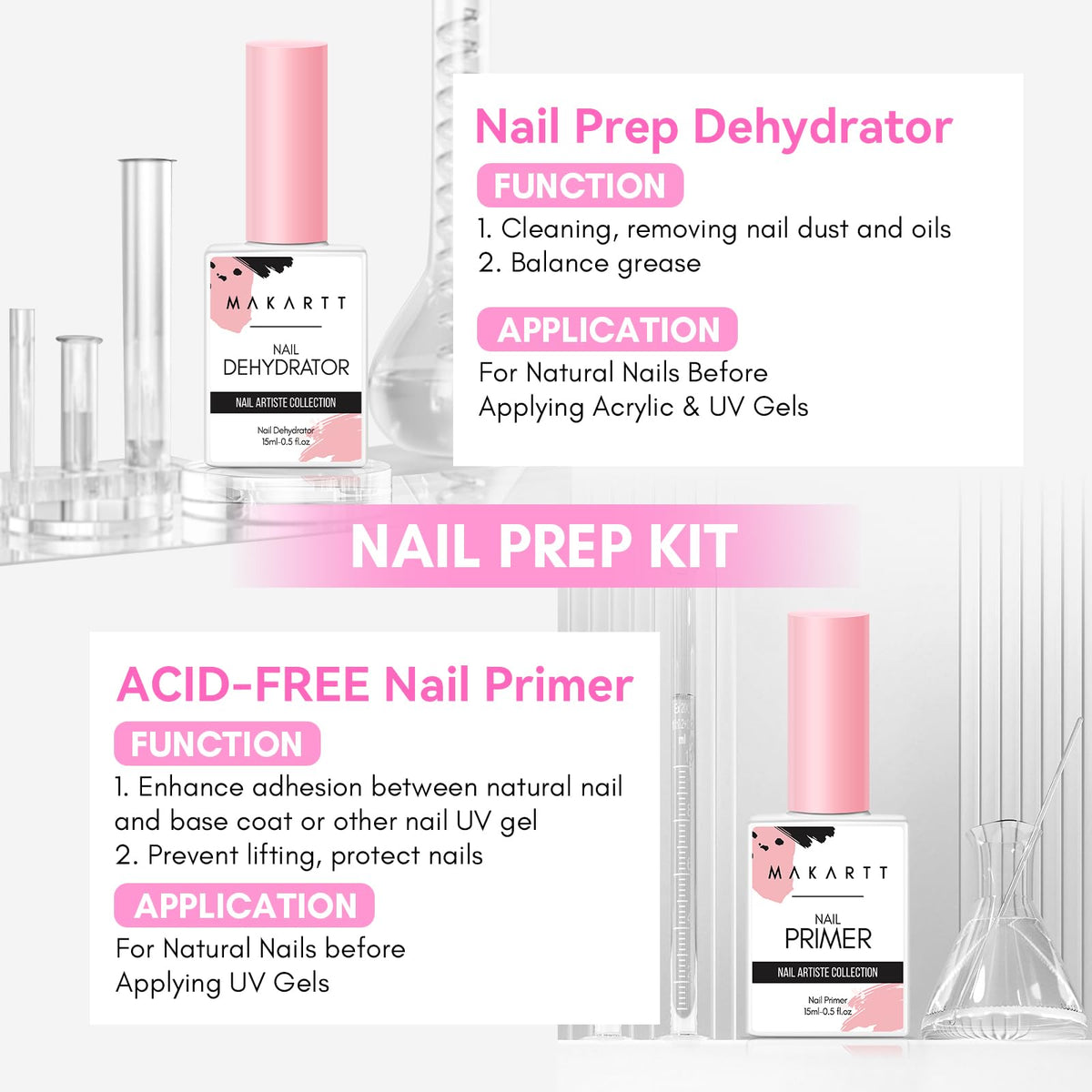Makartt brush applicator close-up, precise primer application for better adhesion