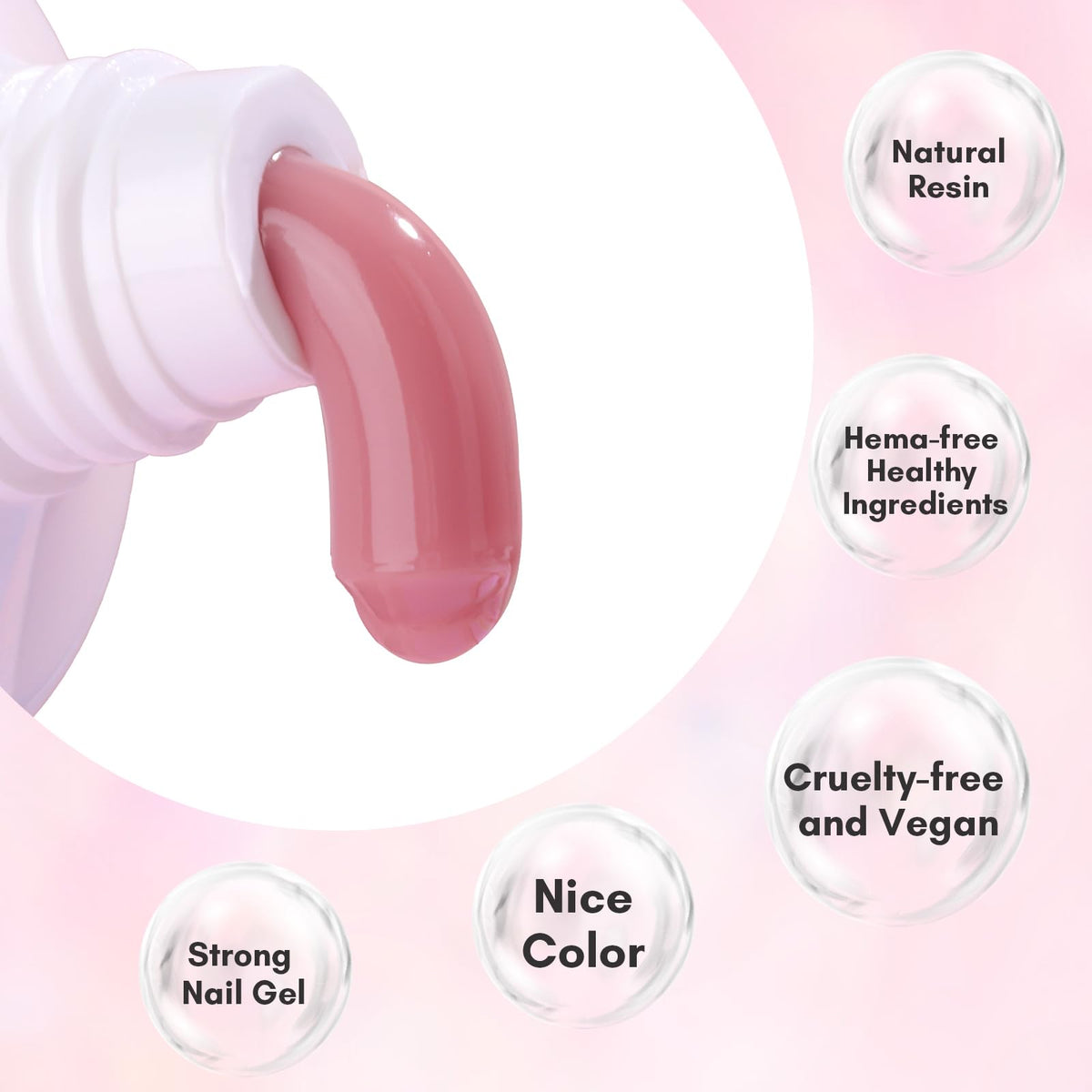 Makartt gel texture close-up on brush demonstrating smooth sculpting and easy placement