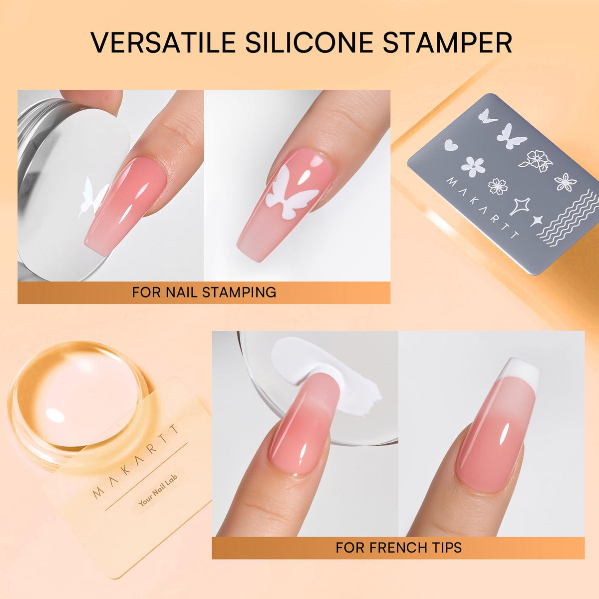Makartt ColorPot in use creating soft ombré with visible blending benefit