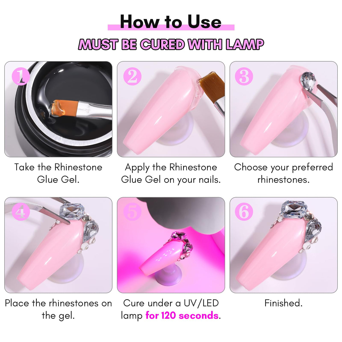 Makartt used to decorate a phone case, versatile adhesive for nails and crafts