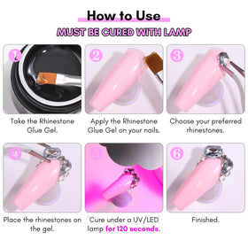 Makartt used to decorate a phone case, versatile adhesive for nails and crafts