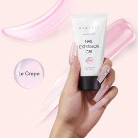 Makartt cured nails closeup displaying strong, smooth light pink finish
