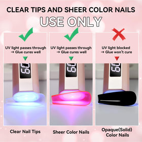 Makartt curing nails under lamp, quick hardening and durable finish