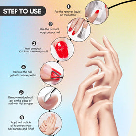Makartt double-ended cuticle pusher closeup showing precision removal benefit