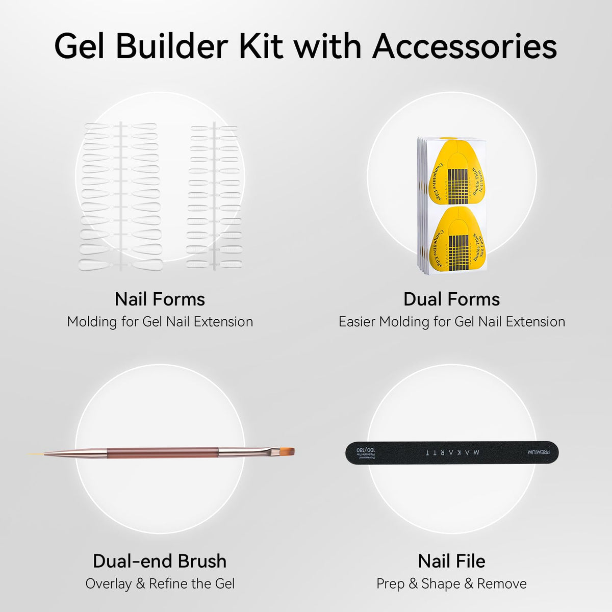 Makartt dual-ended brush close-up for precise application and control