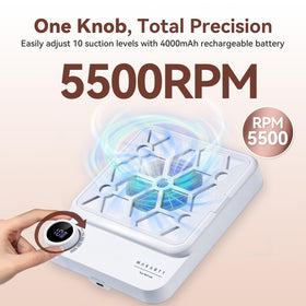 Makartt ERYNOS air inlet grill close-up illustrating effective 360° suction benefit
