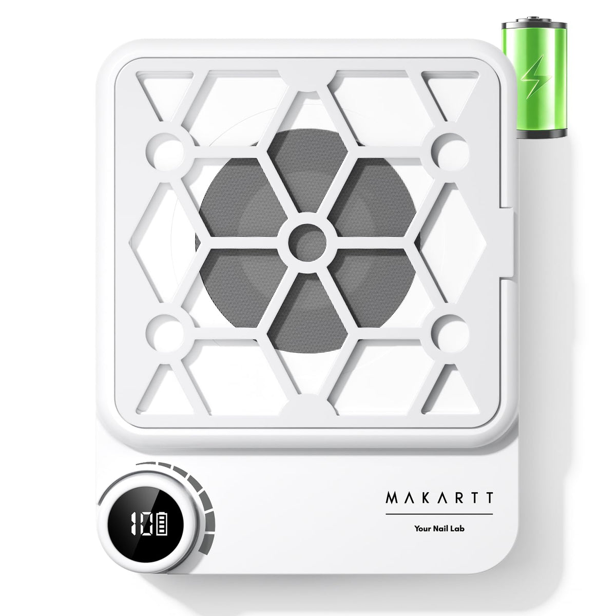 Makartt ERYNOS front view showing compact design and easy portability benefit