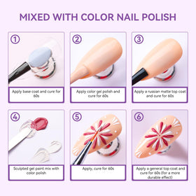 makartt finished nail design gallery showcasing carved details, chrome shine, and gems