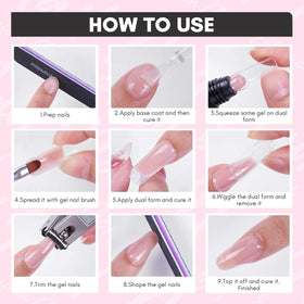 Makartt finished nails lifestyle image showing durable glossy results