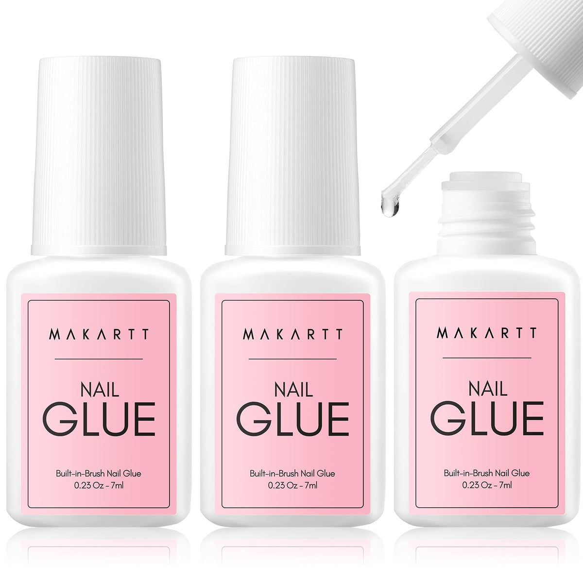 Makartt front packaging three 7ml bottles showing convenience and backup supply