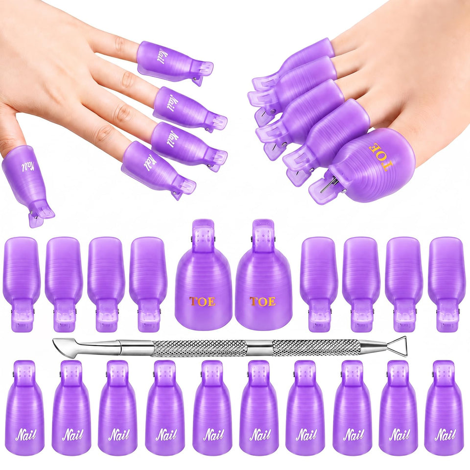 Makartt front view of 20-piece clip kit shows neat organization and ease