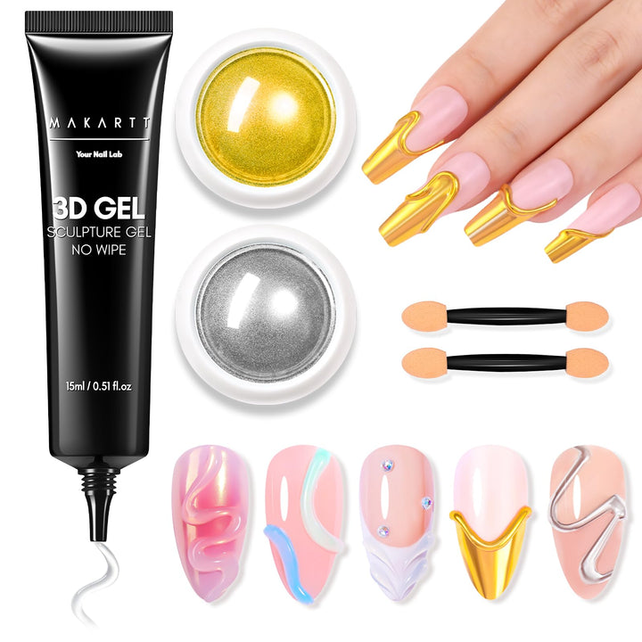 Makartt front packaging showing full nail art kit and contents benefits