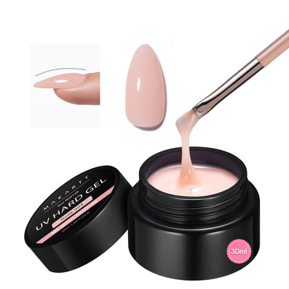 Makartt front packaging showing nude builder gel and salon-ready benefit