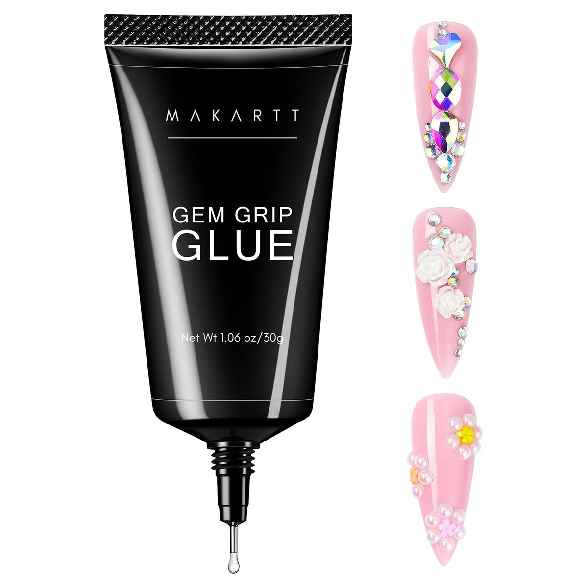 Makartt front packaging showing 30g tube and branding for secure adhesion